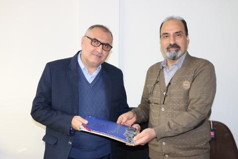 آیین تودیع و معارفه مدیران سابق و جدید امور مالی دانشگاه رازی